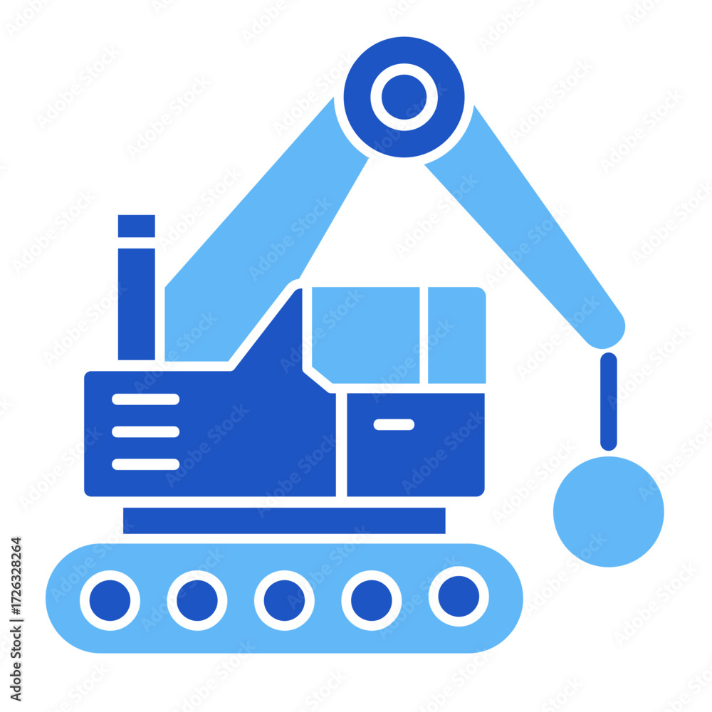 Obraz premium Demolition Icon Set Multiple Style Collection