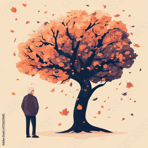 Dementia, alzheimer disease concept
