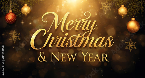Merry Christmas and New Year greetings