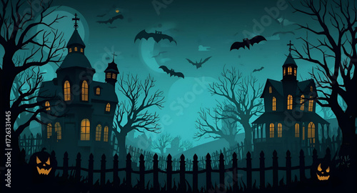 spooky halloween background