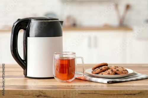 Modern electric kettle with...