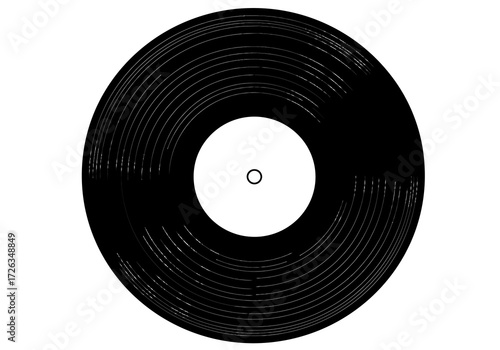 Classic Vinyl Record Grooves Music and Nostalgia