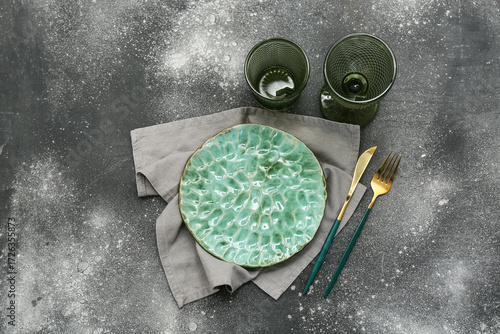 Beautiful table setting wit...