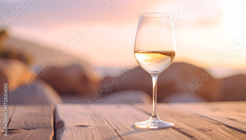 glass of white wine
