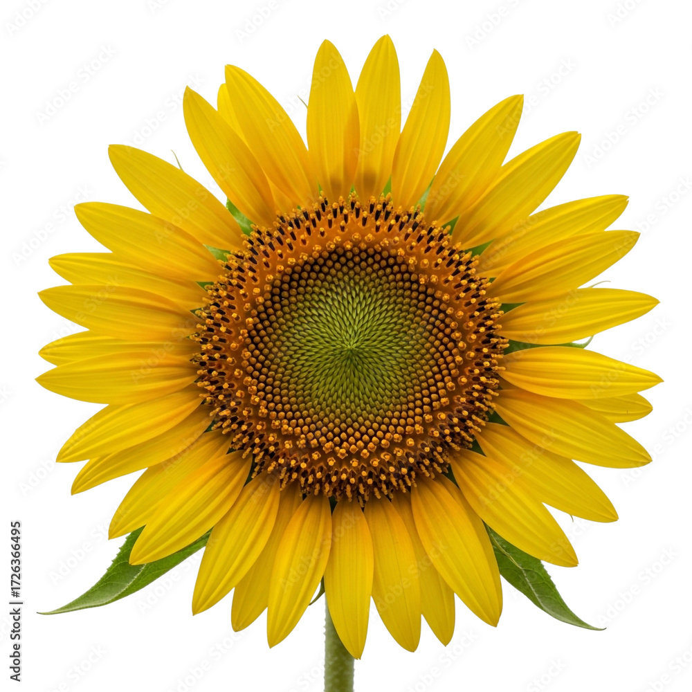Fototapeta premium Sunflower Blossom Isolated Decorative Floral Element