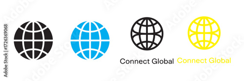 Worldwide Partnership and Connection Icons