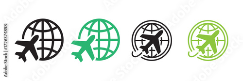 Digital Networking and Global Collaboration Icons