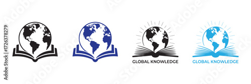 Global People Network and Communication Symbol