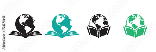 Global People Network and Communication Symbol