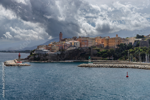 View of Bastia from the sea