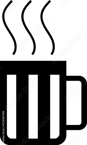 black cooking utensil icon illustration