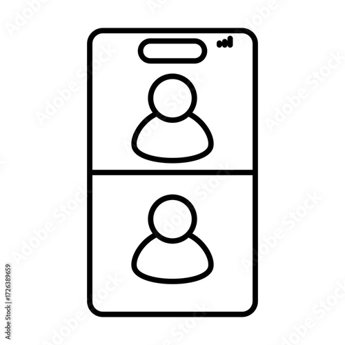 video call line icon