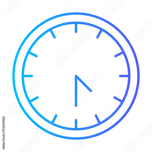 time management gradient icon