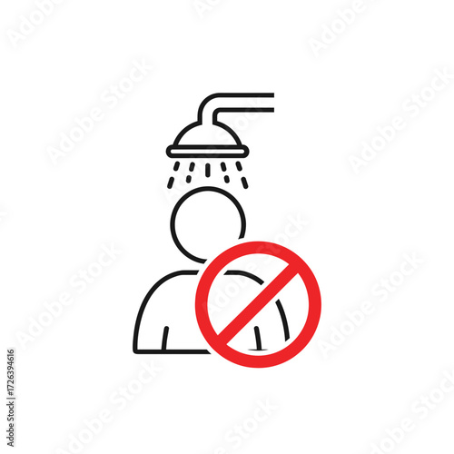 Do Not Dispose of Trash icon indicating prohibited waste disposal and environmental protection