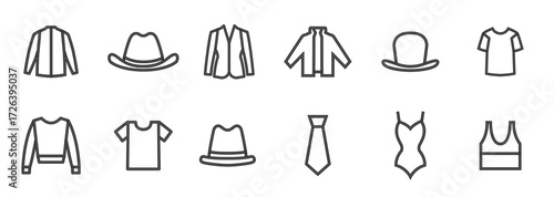  set of fashion clothes png