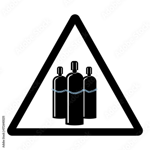 Chained Cylinders Symbol Sign, Vector Illustration, Isolate On White Background Label.EPS10