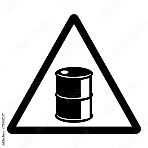Chemical Storage Area Symbol Sign, Vector Illustration, Isolate On White Background Label.EPS10