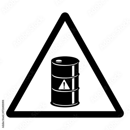 Chemical Storage Area Symbol Sign, Vector Illustration, Isolate On White Background Label.EPS10