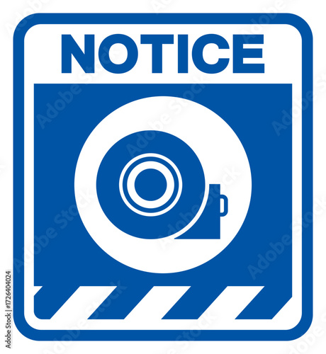 Notice Chock Your Wheels Symbol Sign, Vector Illustration, Isolated On White Background Label. EPS10