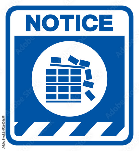 Notice Stack Correctly Symbol Sign, Vector Illustration, Isolate On White Background Label.EPS10