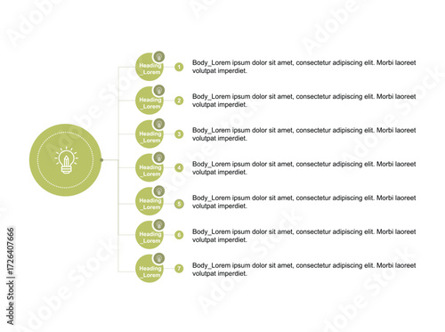 Vector infographic template illustrating a modern business process workflow. This flat design diagram features step-by-step processes with icons, arrows, and text placeholders. Ideal 9