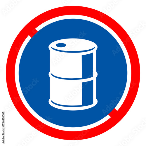 Chemical Storage Area Symbol Sign, Vector Illustration, Isolate On White Background Label.EPS10