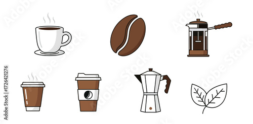 Coffee brewing equipment collection
