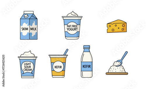 Dairy products collection