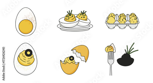 Deviled eggs set