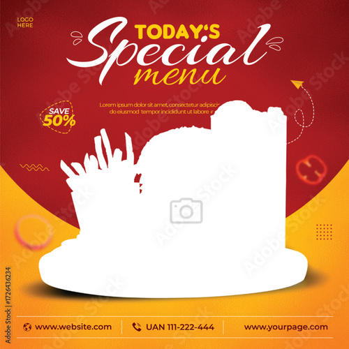 Today's Special Menu: Save Big!
Weekend Menu: Today's Best Deal.
Super Delicious Food Menu.
Hot and Special, Today's Menu.
Save Up To 50% on Your Order.
Today's Best Deal: Don't Miss Out.