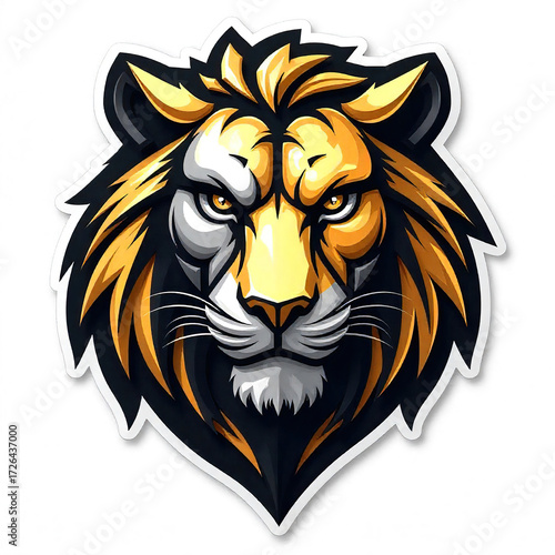 Wallpaper Mural Modern Abstract Leo Head Sticker Torontodigital.ca