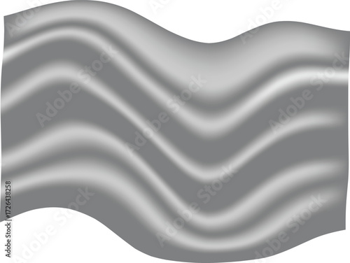 Abstract wavy gray fabric texture background