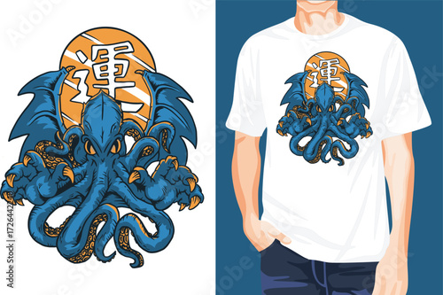 Cthulhu t-shirt design