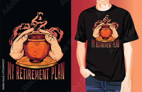Retirement t-shirt design
