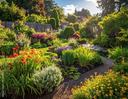 Lush Landscaped Yard 