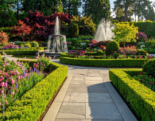 Lush Landscaped Yard 