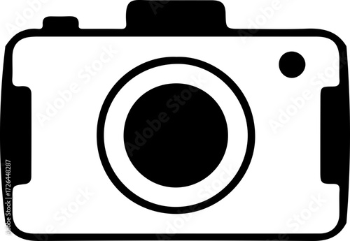 Camera Icon in Flat Style – Photo Camera Vector Illustration