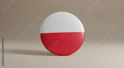 Free Download Polish flag button - GFXLoad