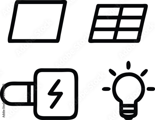 Legal fees and billing outline icons set – hourly rate clock, lawyer retainer agreement contract, attorney billing invoice receipt, hand receiving cash payment, line art vector