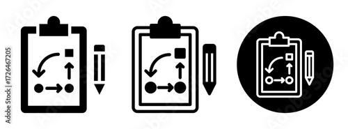 Tactics Icon Collection Glyph & Mixed Style