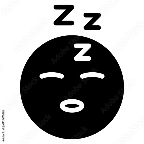 Sleepy Glyph Icon