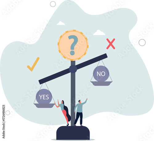 making the right decision .collective work .life and employment of people.