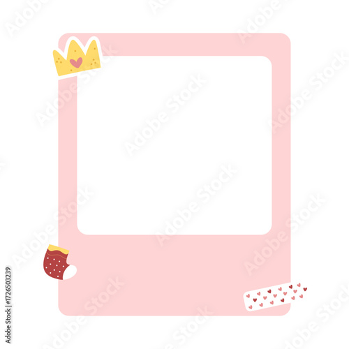 Cute Polaroid Baby Shower Frame