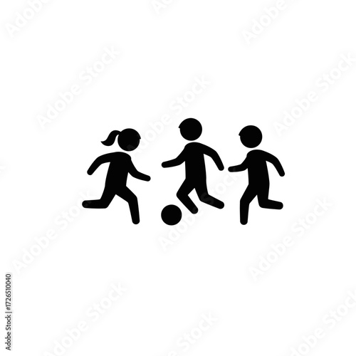 Children playing soccer active kids outdoor fun happy children joyful moments healthy lifestyle.