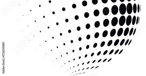 Light gradient halftone dots grunge background
