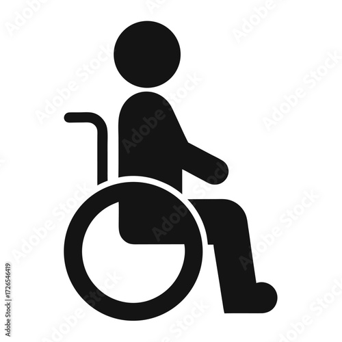 Wheelchair Icon – Accessibility and Disability Symbol Vector