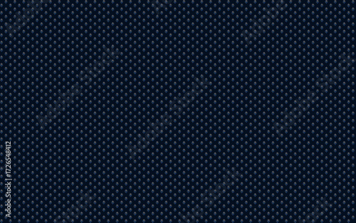 Geometric seamless pattern with mini abstract dot flower in blue n grey on dark blue background. Vector illustration, for masculine shirt lady dress cloth cover decoration textile wallpaper all over 