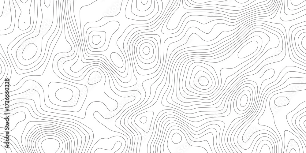Fototapeta premium contours topo design. Retro topographic map. Geographic contour map. Abstract outline grid, vector illustration.