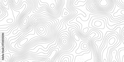 contours topo design. Retro topographic map. Geographic contour map. Abstract outline grid, vector illustration.