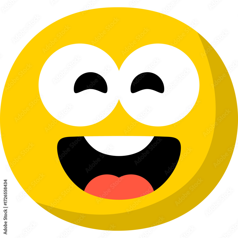 Fototapeta premium Lol Emoticon Illustration